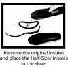 imageSloggers HalfSizer Insoles for Men  Size Adjust for Large Outdoor Muck Boots ampamp Shoes for Perfect Comfort Size 910910