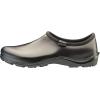 imageSloggers Original Waterproof Work Shoe for Men  Outdoor SlipOn Rain and Durable Garden Footwear Made in The USA with Premium Comfort Support Insole Leather Print Brown  Size 9Leather Print Black
