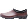 imageSloggers Original Waterproof Work Shoe for Men  Outdoor SlipOn Rain and Durable Garden Footwear Made in The USA with Premium Comfort Support Insole Leather Print Brown  Size 9Leather Print Brown