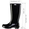 imageSloggers Stride Womens 14quot Fashion Rain Boot with Comfort InsolesClassic Black
