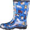 imageSloggers Waterproof Garden Rain Boots for Women  Cute MidCalf Mud ampamp Muck Boots with Premium Comfort Support InsoleGoats Sky Blue