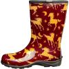 imageSloggers Waterproof Garden Rain Boots for Women  Cute MidCalf Mud ampamp Muck Boots with Premium Comfort Support InsoleHorse Stars Barn Red
