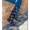 imageSloggers Waterproof Garden Rain Boots for Women  Cute MidCalf Mud ampamp Muck Boots with Premium Comfort Support InsoleHorse Stars Blue