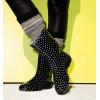 imageSloggers Waterproof Garden Rain Boots for Women  Cute MidCalf Mud ampamp Muck Boots with Premium Comfort Support InsolePolka Dot Print Black and White