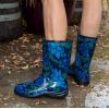 imageSloggers Waterproof Garden Rain Boots for Women  Cute MidCalf Mud ampamp Muck Boots with Premium Comfort Support InsoleSpring Surprise