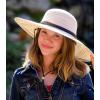 imageSloggers Womens Wide Brim Braided Sun Hat with Wind Lanyard  UPF 50 Maximum Sun ProtectionStone