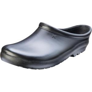 imageSloggers Waterproof Garden Clogs for Women  Traditional Garden Clogs with Premium Comfort Support Insole Black Size 6Black