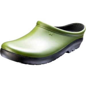 imageSloggers Waterproof Garden Clogs for Women  Traditional Garden Clogs with Premium Comfort Support Insole Black Size 6Cactus Green